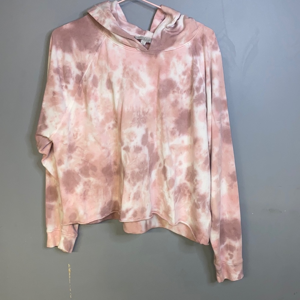 Lucky Brand Hoodie Tie Dye Cropped
Sweatshirt Size Large